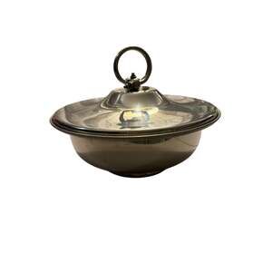 Buenilum Hammered Aluminum Covered Serving Dish with Ring Handle 11"